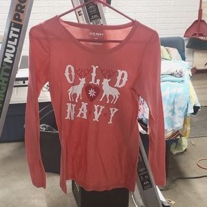 Salmon longsleve Christmas shirt